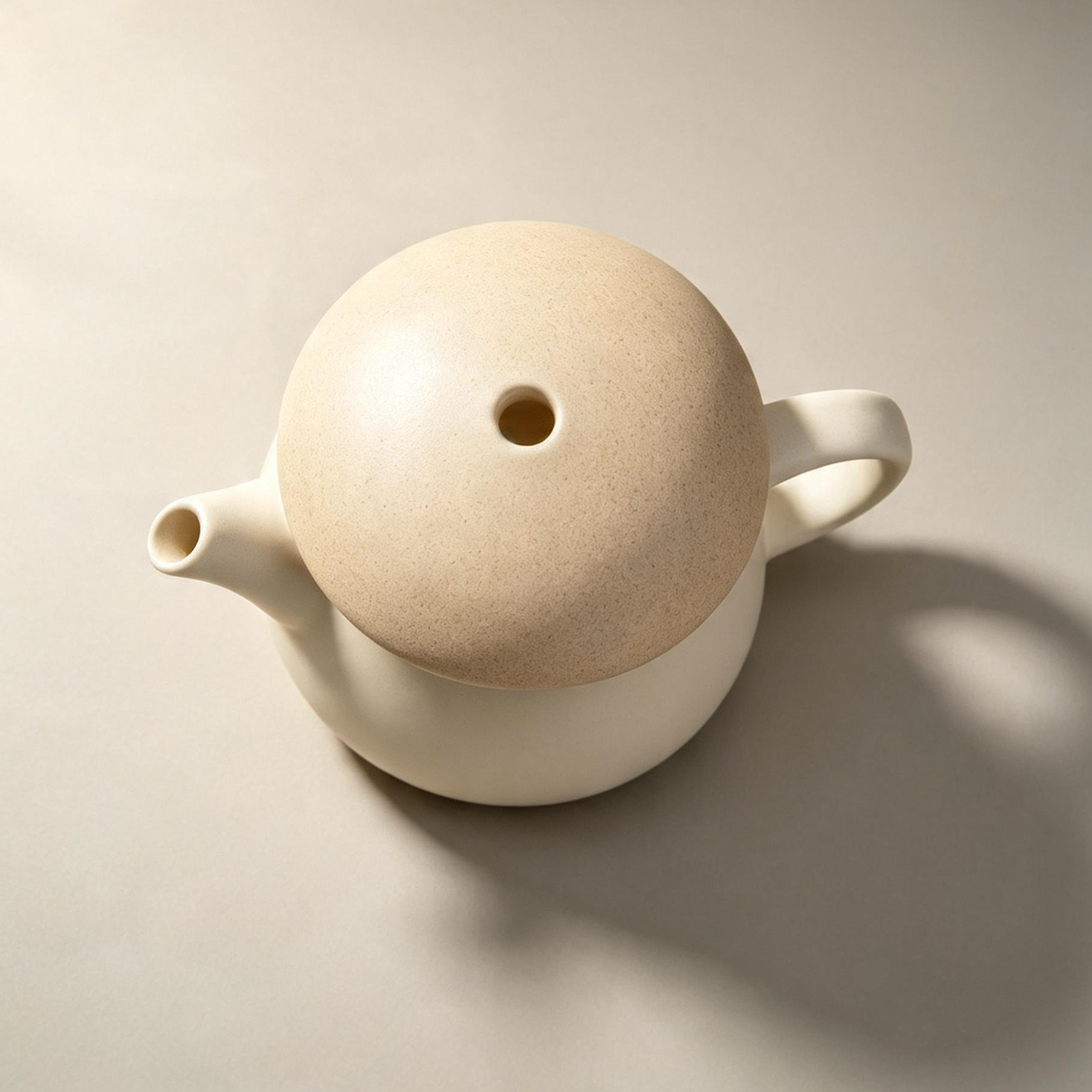 Mushroom Shaped Ceramic Teapot