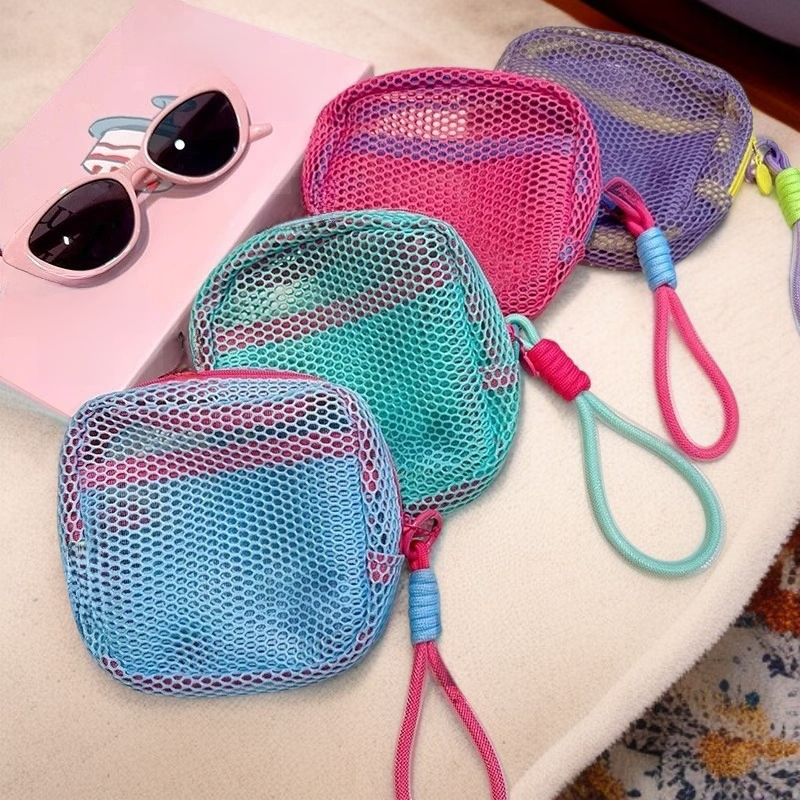 حقيبة أدوات الزينة، حقيبة تخزين مستحضرات التجميل المحمولة الصغيرة من شبكة الدوبامين