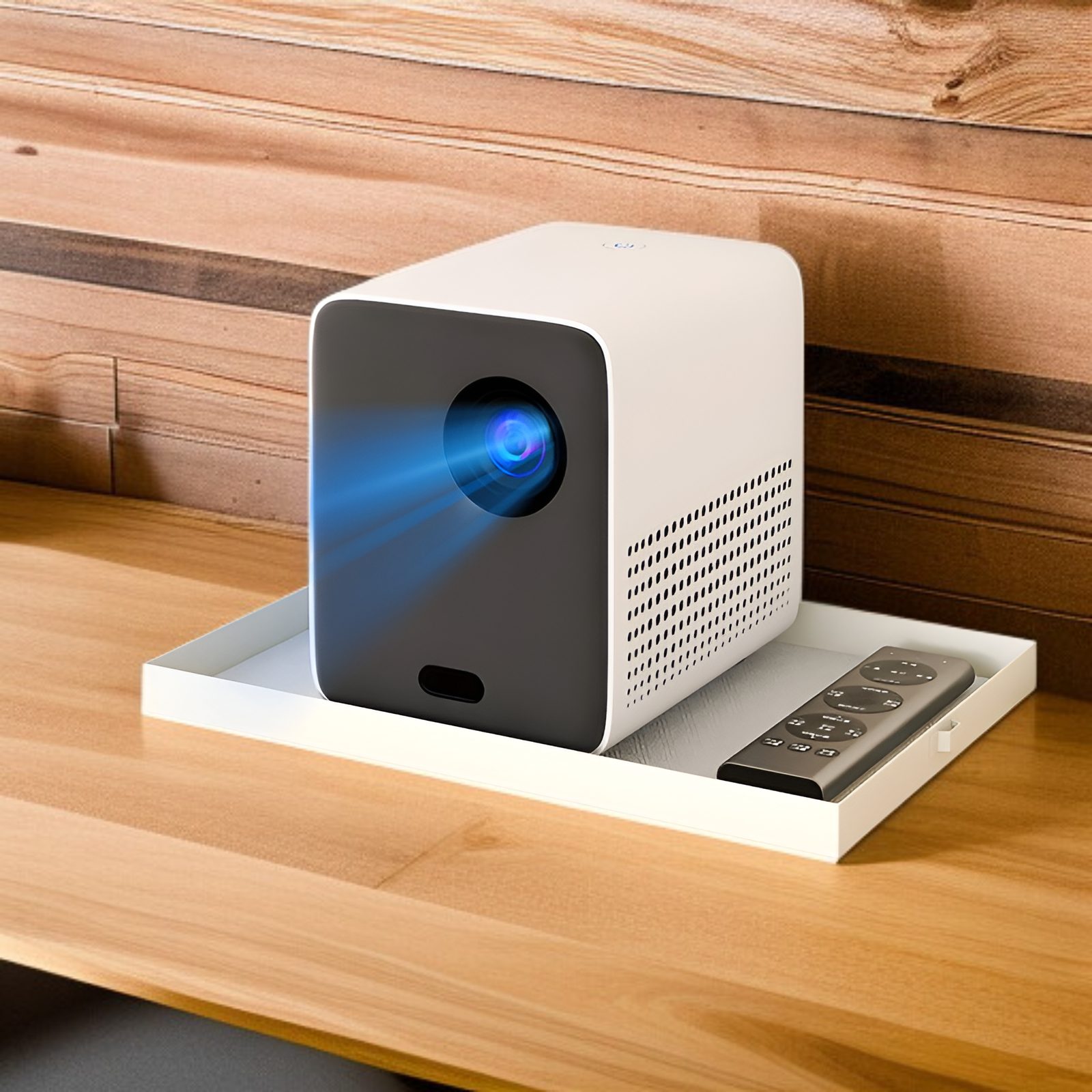 Bett-Side Organizer mit Clip – Telefonhalter und Ablage, bohrfrei