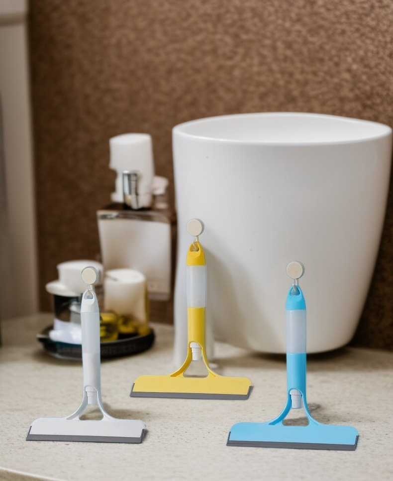 물 스프레이 기능이 포함된 유리 닦기 도구