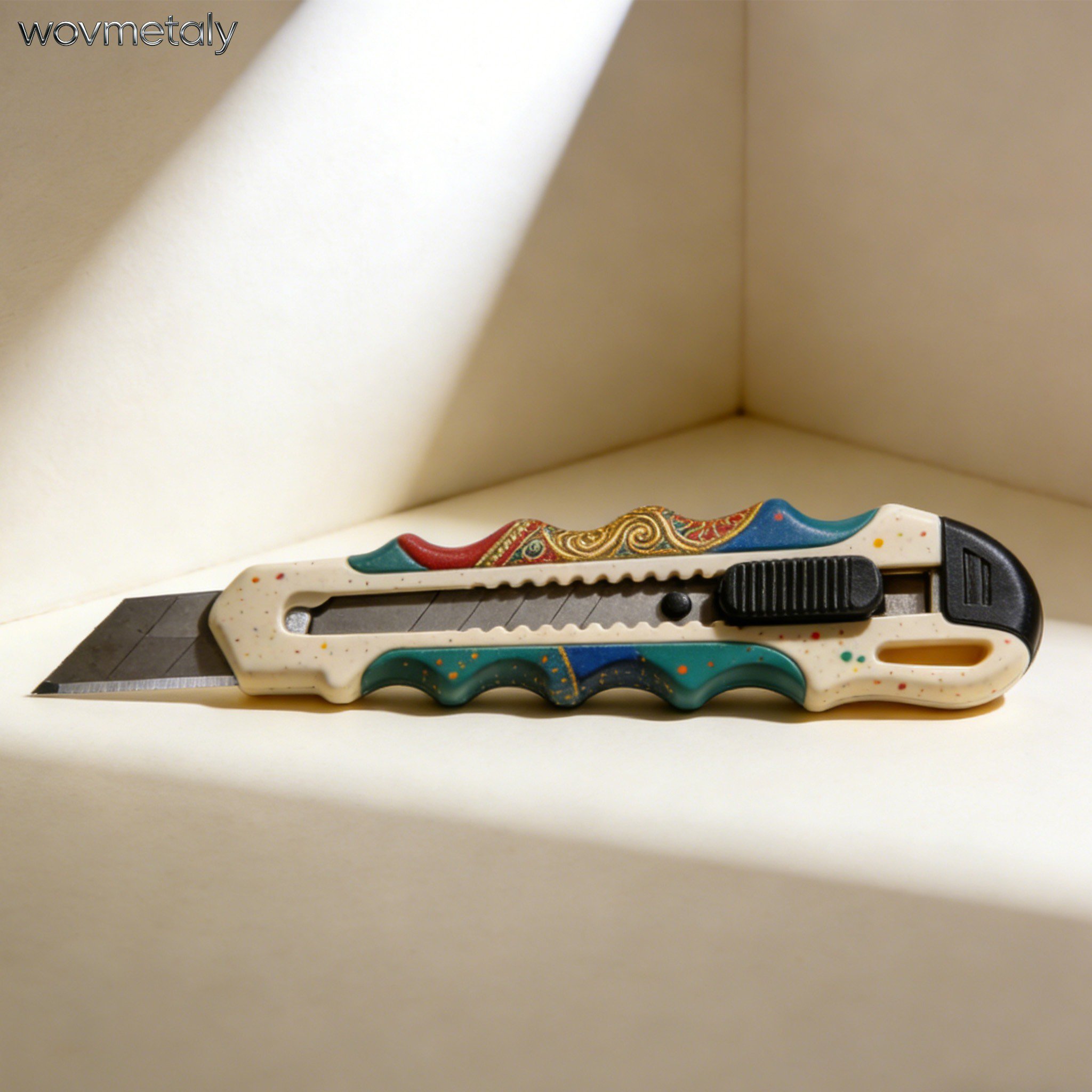 มีดอเนกประสงค์แบบล็อคตัวเอง กดเบาๆ ใช้งานสะดวก