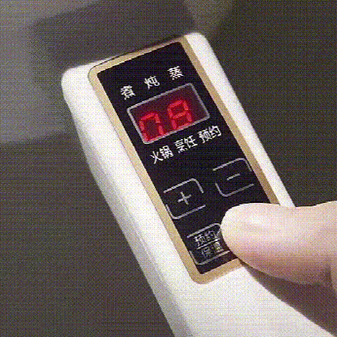 一人暮らし用 多機能 デジタル表示付き電気調理鍋