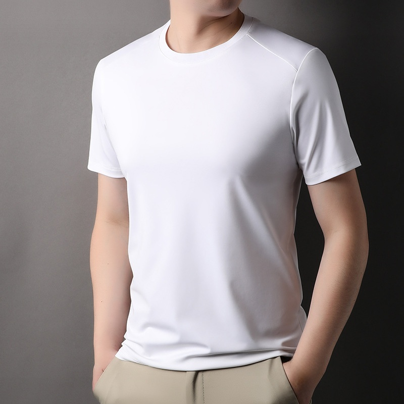  シンプル無地半袖Tシャツ