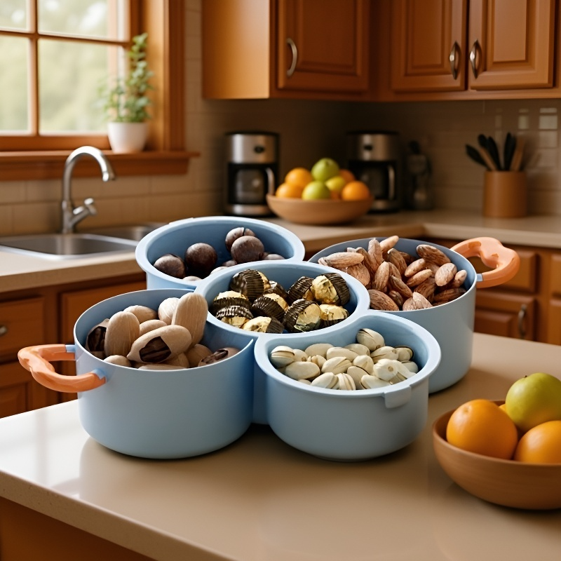 Dvoupatrový omyvatelný koš na ovoce s odvodněním 