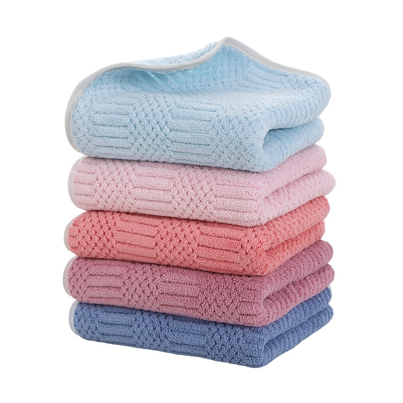 Coral Fleece Thickened Absorbent Adult Face Towel