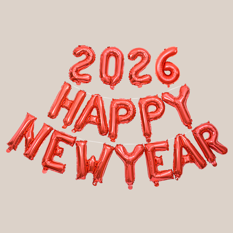 Happy New Year Party 16 Inch Letter Balloons