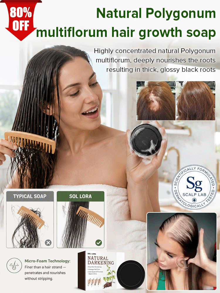 【10x Rapid Growth】Natural He Shou Wu Hair Growth Soap