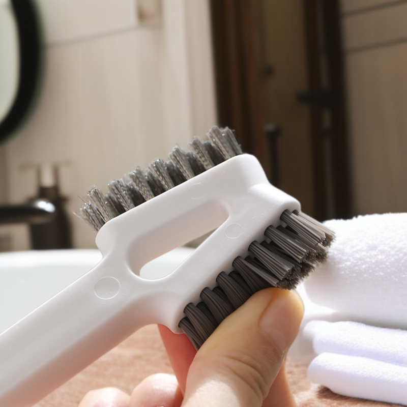 Pasola Stainless Steel Wire Seafood Cleaning Brush Dual-Head Self-Absorbing Kitchen Cleaning Brush