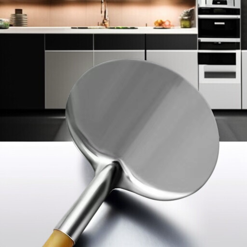 농가 토가 논스틱 냄비 나무 손잡이 둥근 주걱 모자 볶음 주걱 냄비 나무 손잡이 둥근 주걱