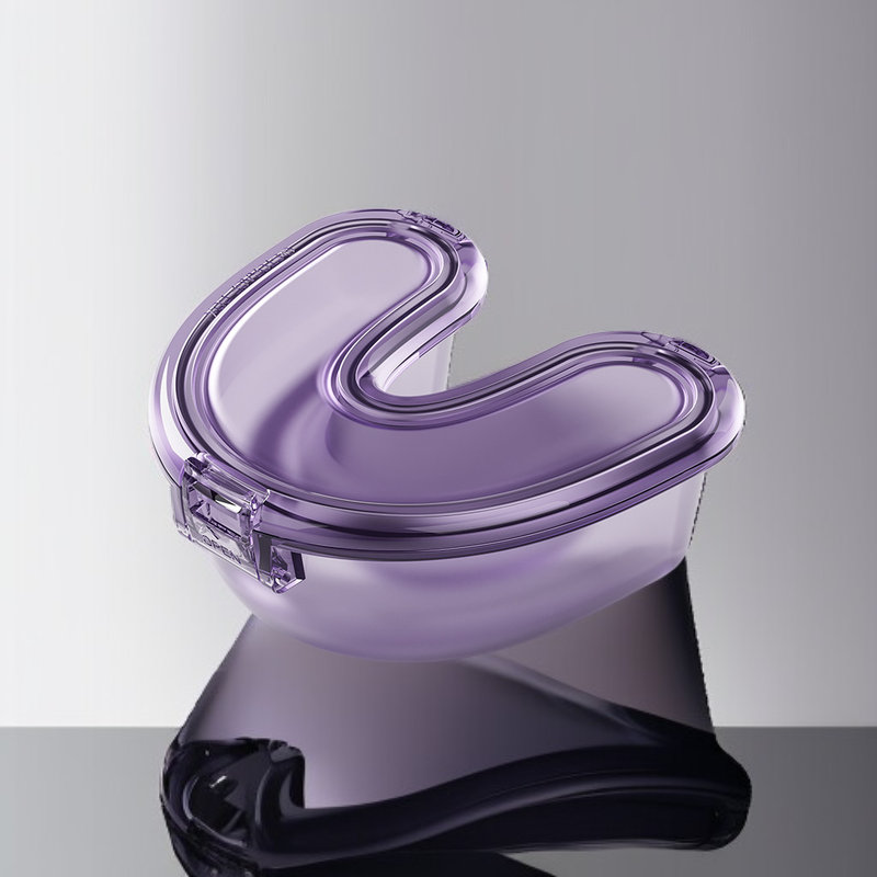 Caja sellada de almacenamiento para ortodoncia, caja portátil de silicona para alineadores