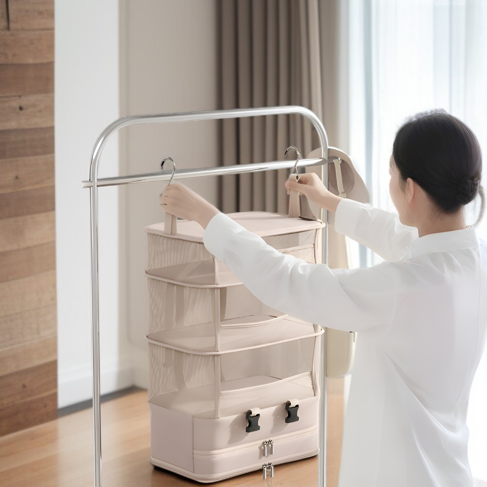 Waterproof travel storage bag for cosmetics