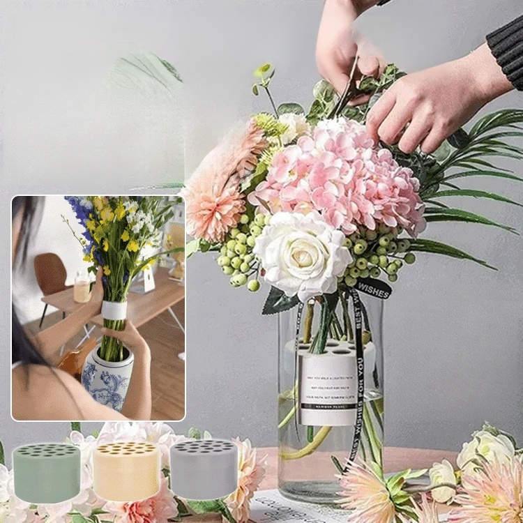 Soporte de tallo espiral para arreglos florales