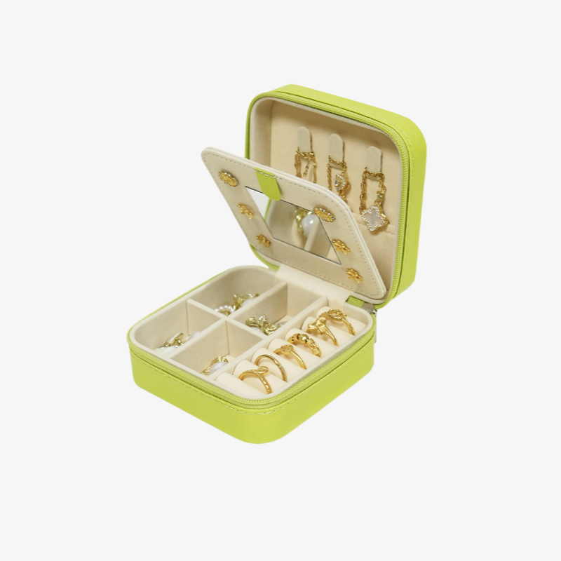 Mini-Schmuckschatulle Tragbare kleine Box Schmuckaufbewahrung