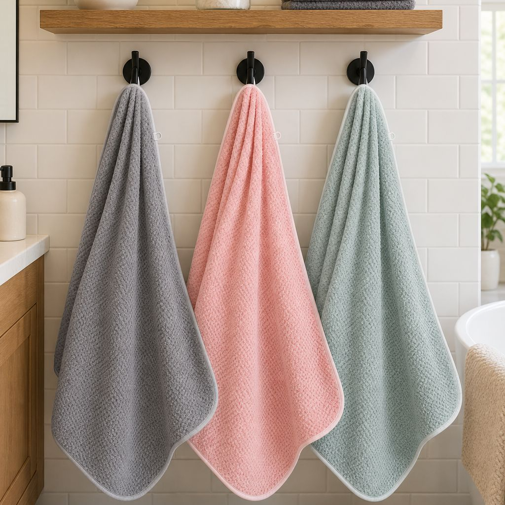 Adult Bath Towel Pineapple Pattern Thick Coral Fleece Absorbent Large Towel Quick-Dry