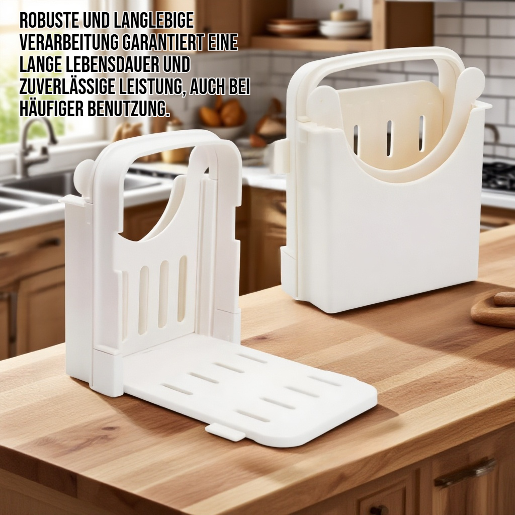 Toastschneider mit rutschfestem Griff für sicheres Schneiden