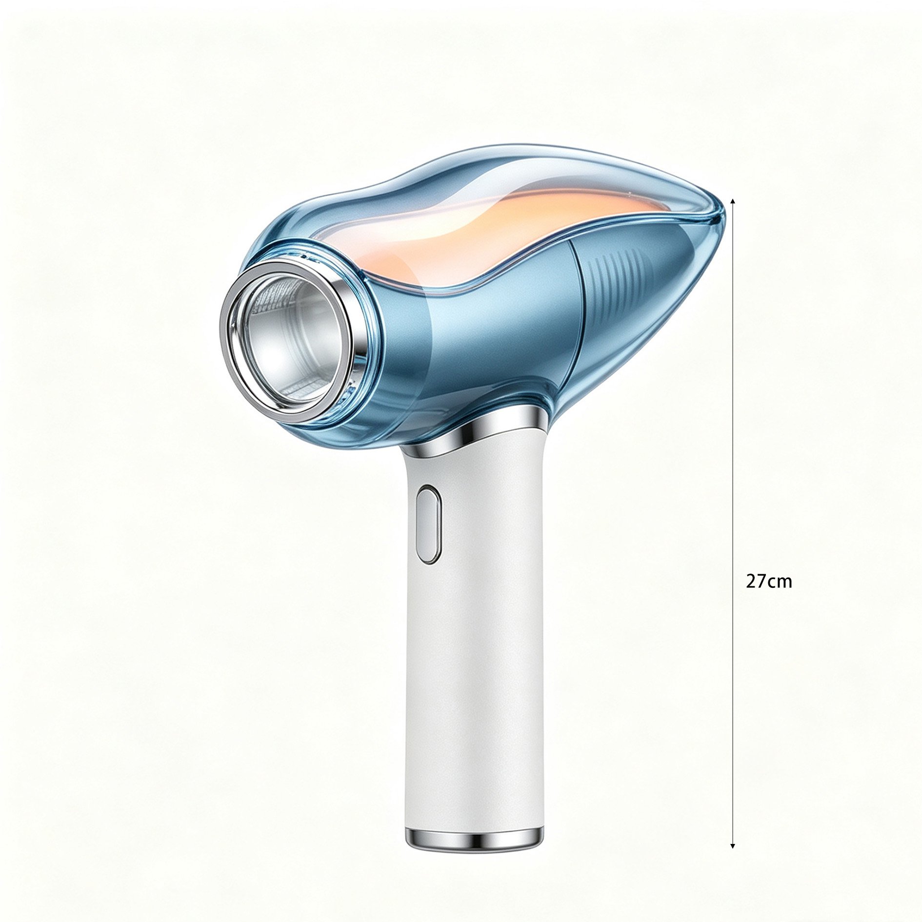 Compact clothes steamer for travel and home