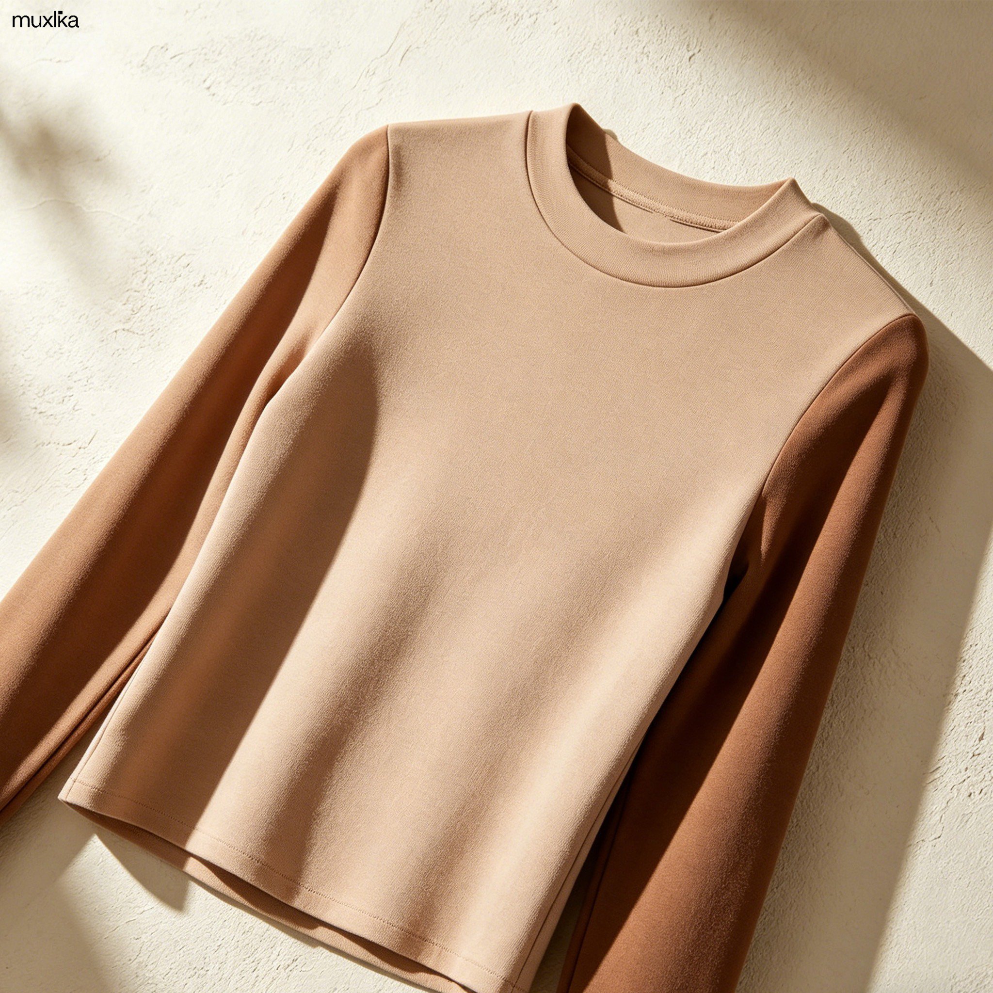 ゆったりとしたカジュアルな長袖トップス