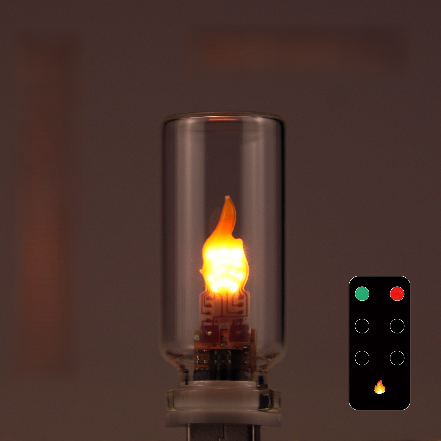 USB炎の雰囲気ライト