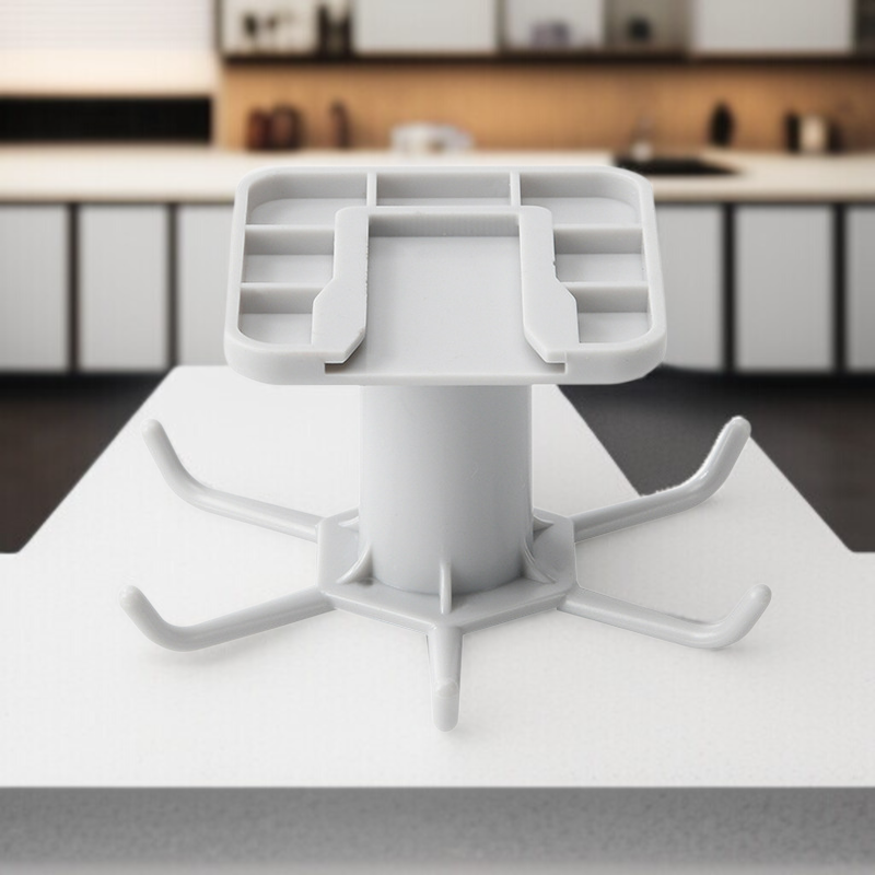 주방 멀티탭 탑걸이 펀치프리 수납선반 헴 비딩 후크 회전걸이 찬장 탑수납선반