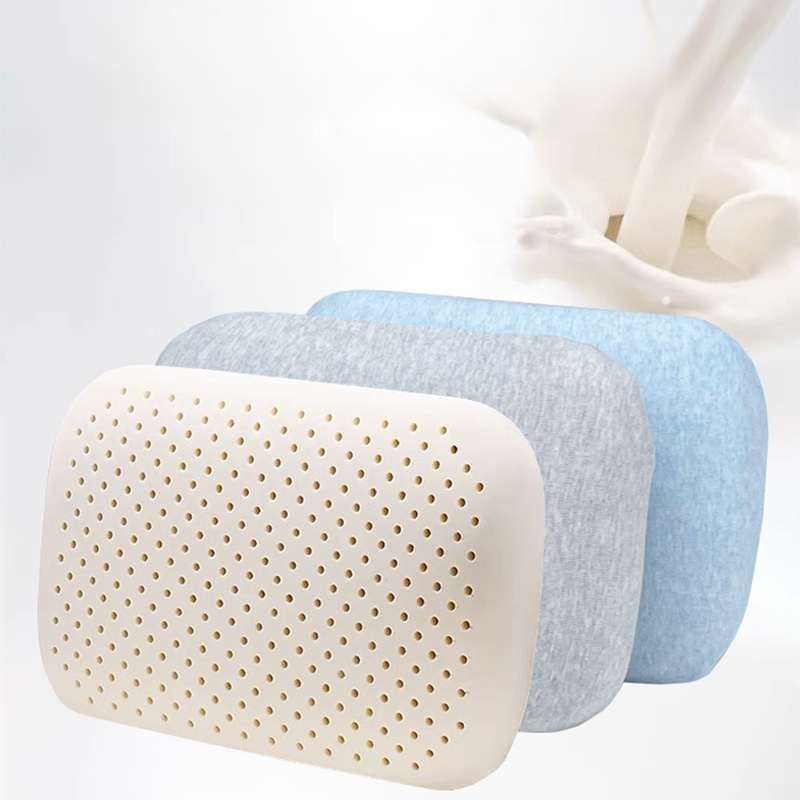 Mini portable latex sleeping pillow