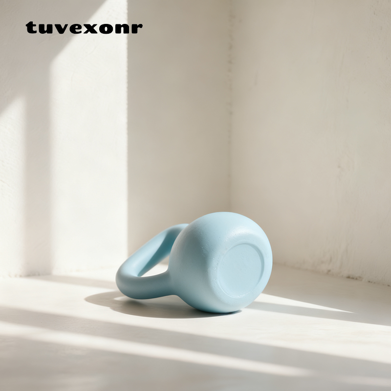 단색 미끄럼 방지 케틀벨, 5kg (3개)