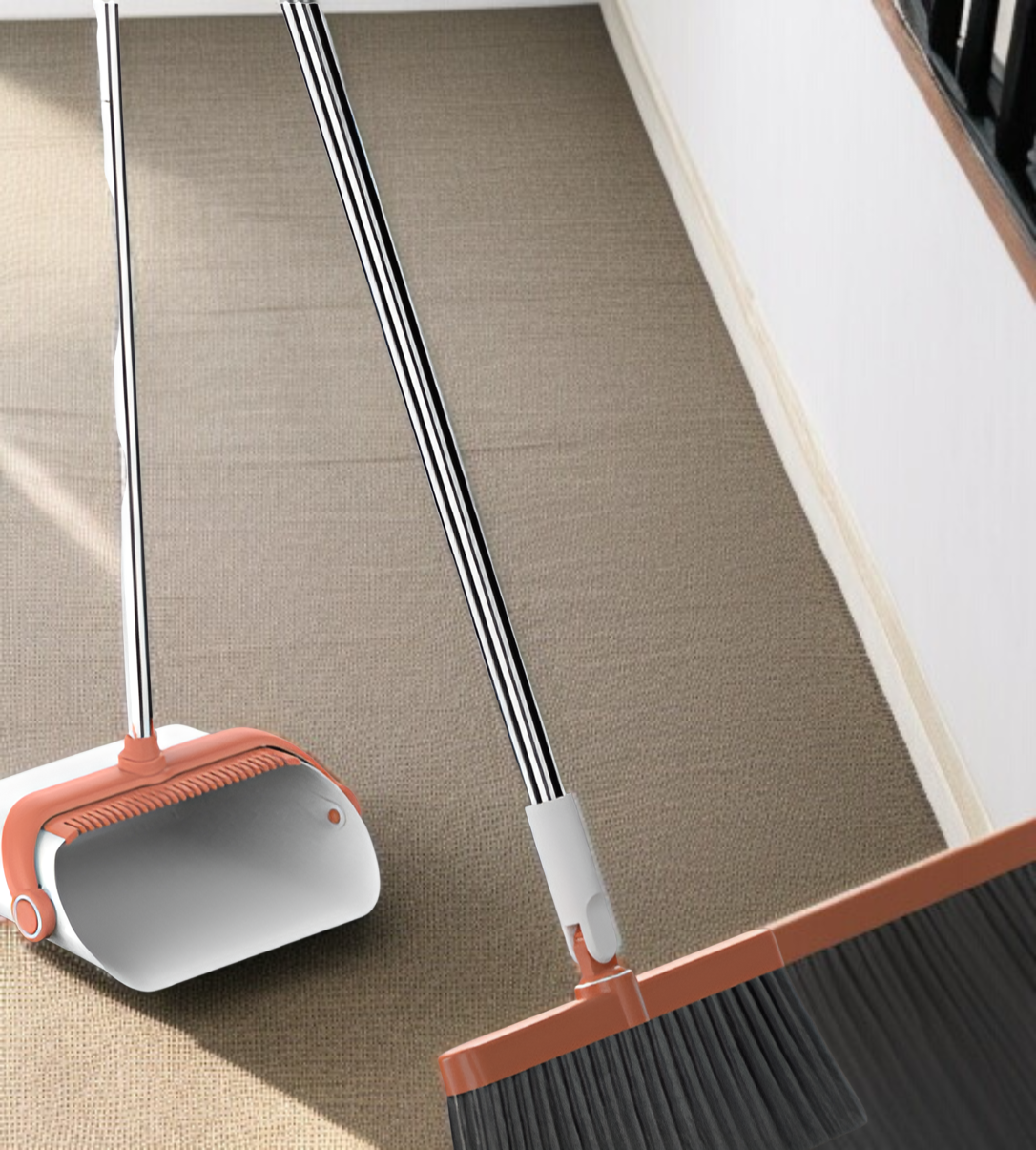 折りたたみ式家庭用ほうきとちりとりセットソフトほうき多機能キッチンとバスルームスクレーパーアーティファクト1個配送