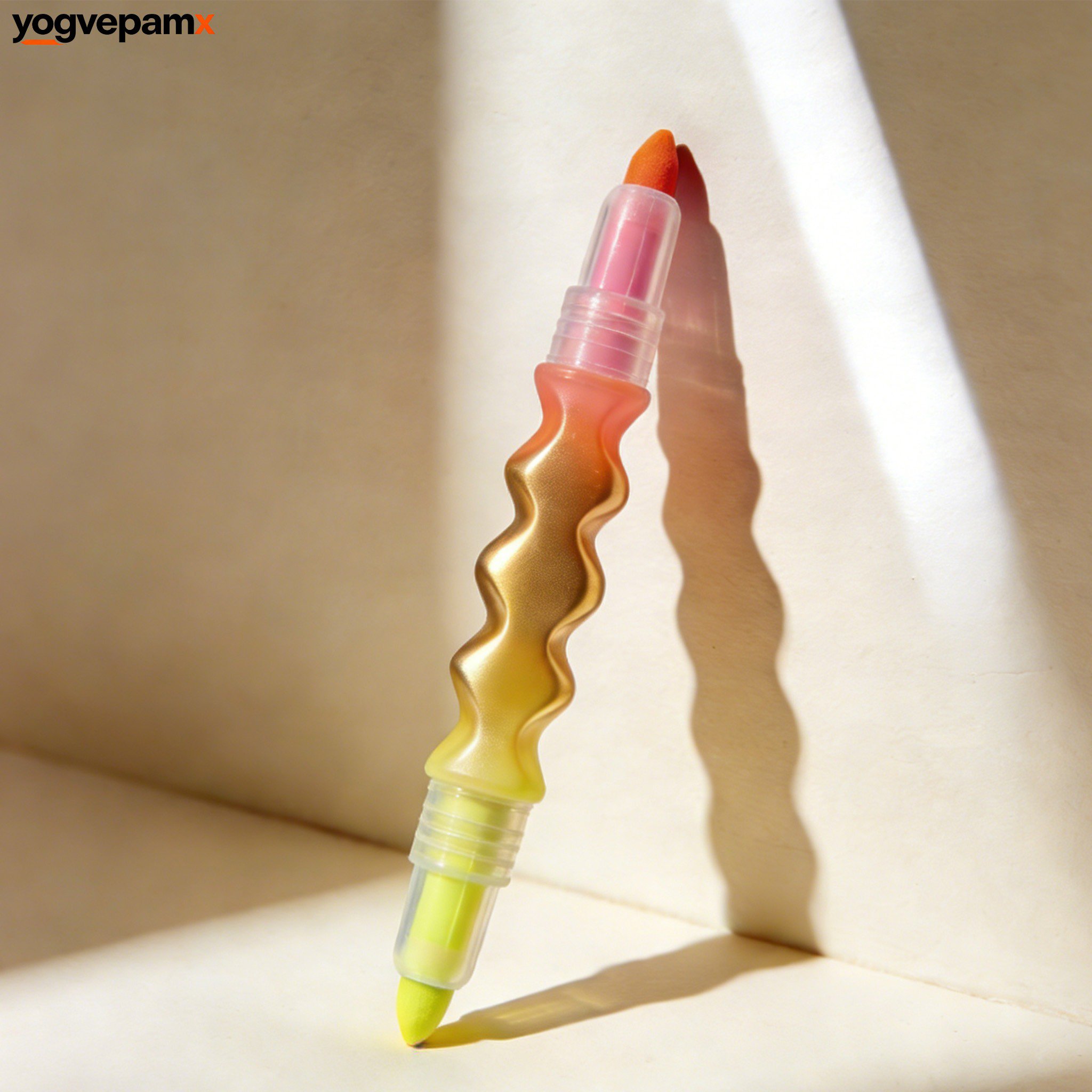 ปากกาไฮไลท์สองด้าน (แพ็คละ 10 ด้าม)