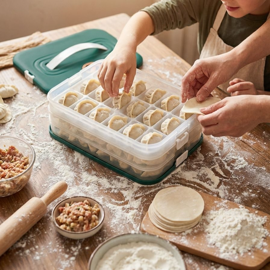 餃子保存容器の耐冷・耐熱性能
