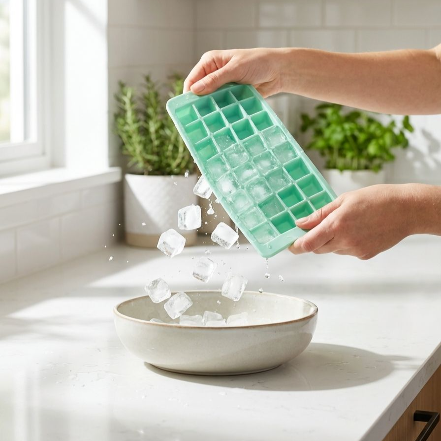 製氷皿の簡単な洗浄方法