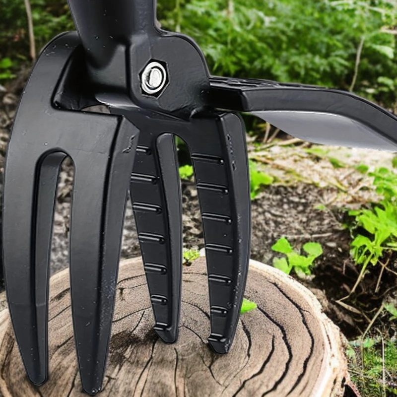 Desmalezadora manual con pedal y 4 varillas