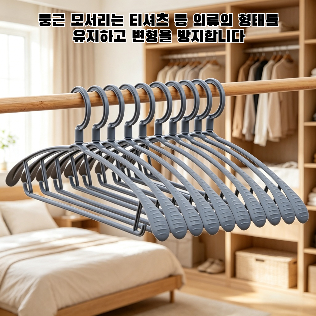 이음매 없는 옷걸이
