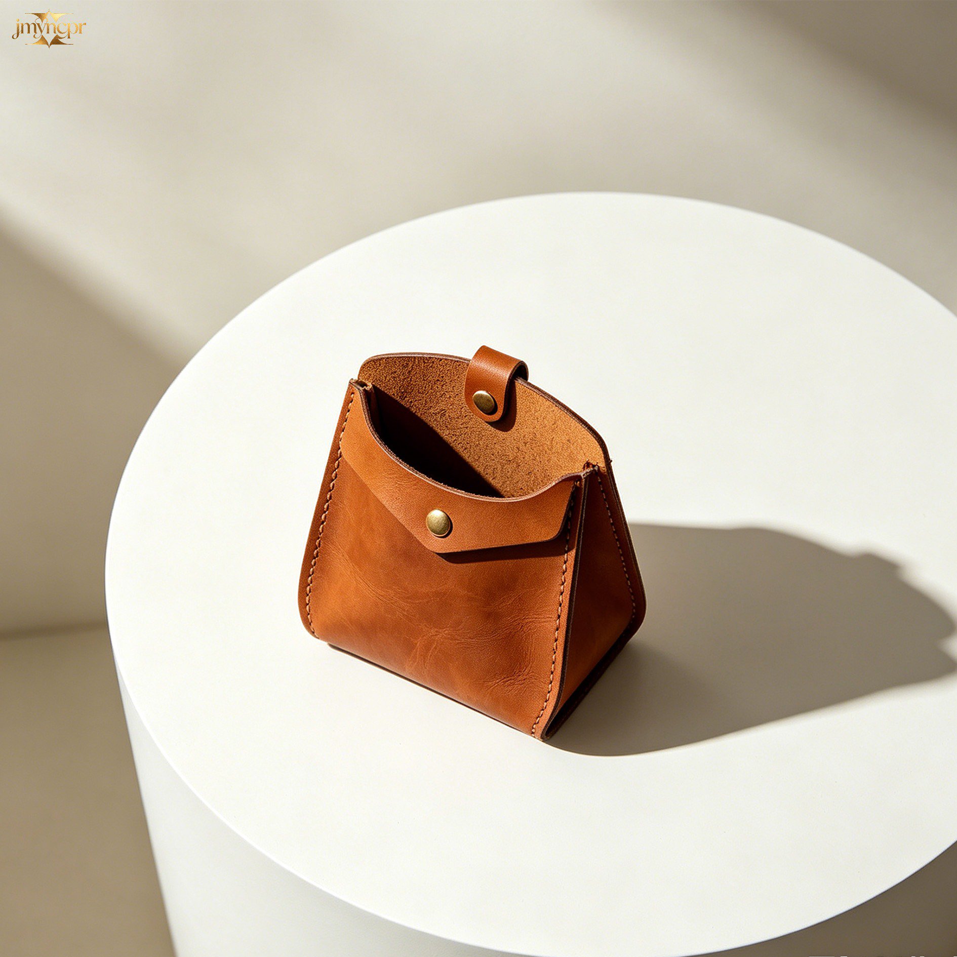 Handmade Leather Hanging Organizer (Set of 6)