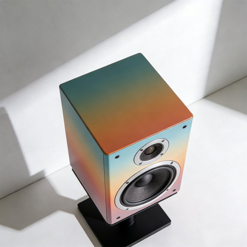 Altavoz para cine en casa en la sala de estar