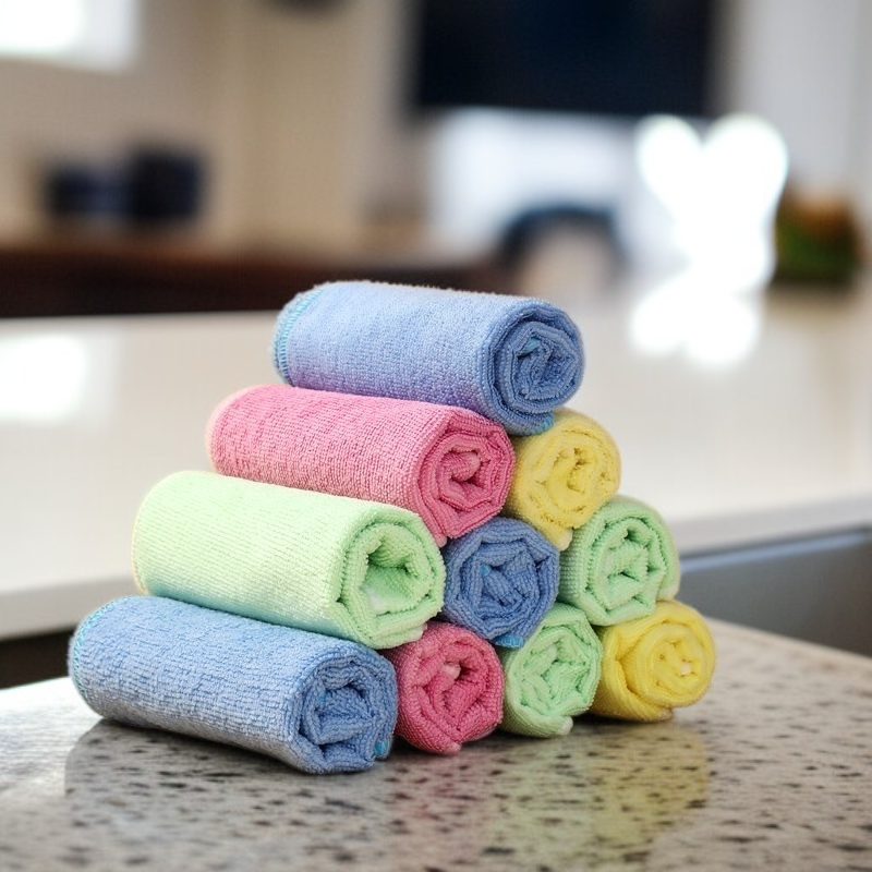 기름기 제거 극세사 행주 기름 묻히지 않고 털 빠짐 없는 식기세척 행주 고효율 클렌징 행주