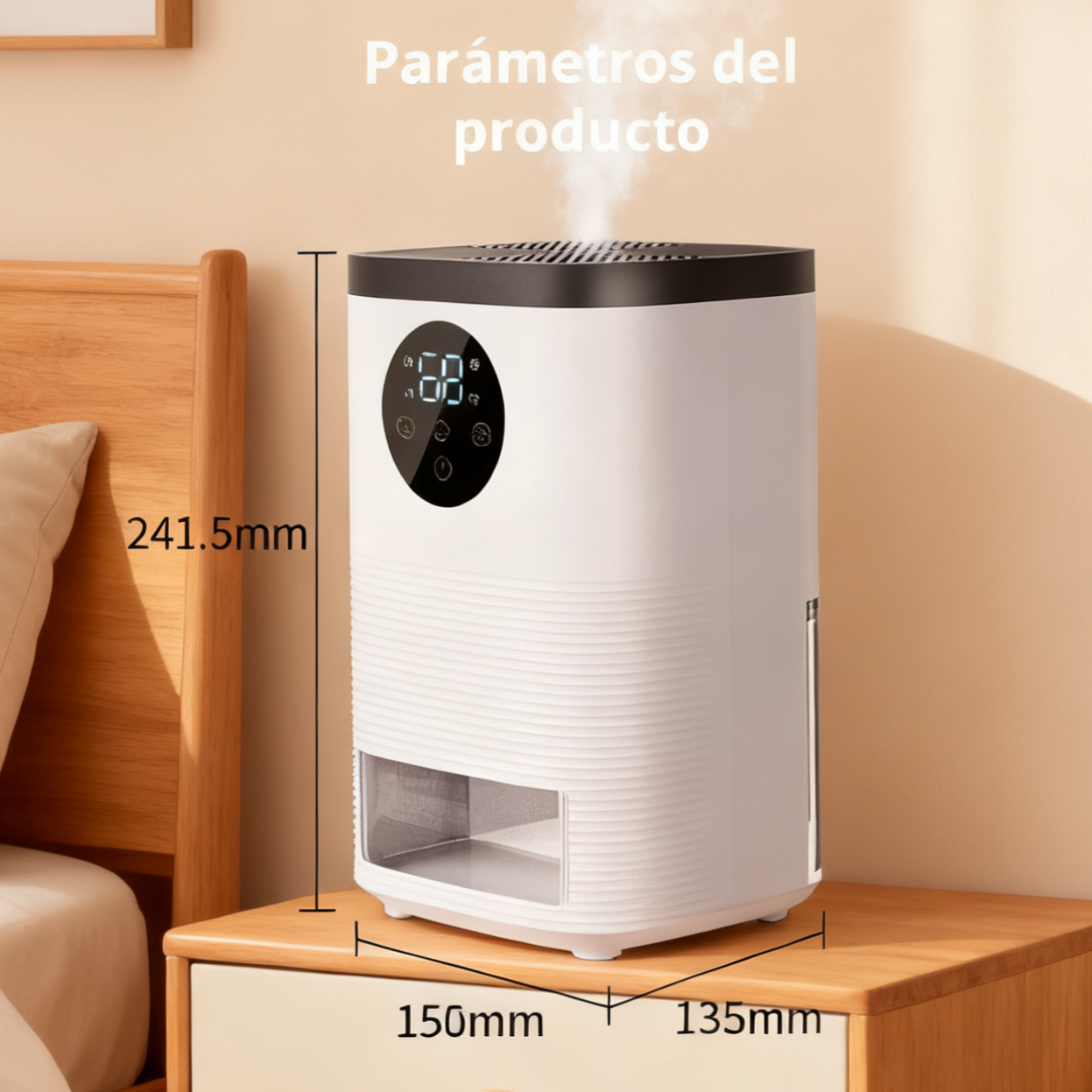 Deshumidificador portátil pequeño para sótanos domésticos