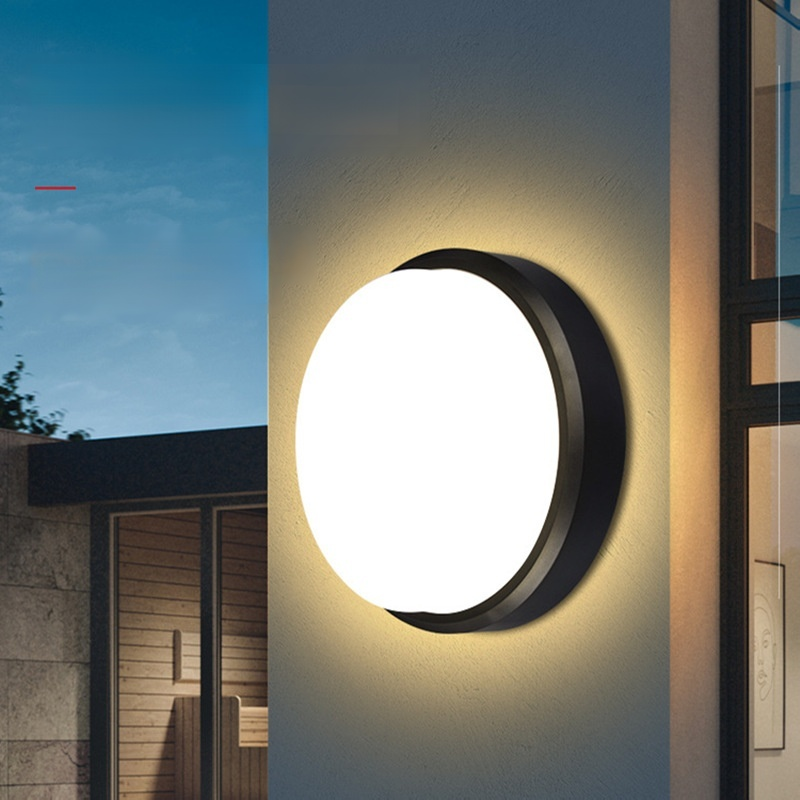 屋外用楕円形天井壁ライト