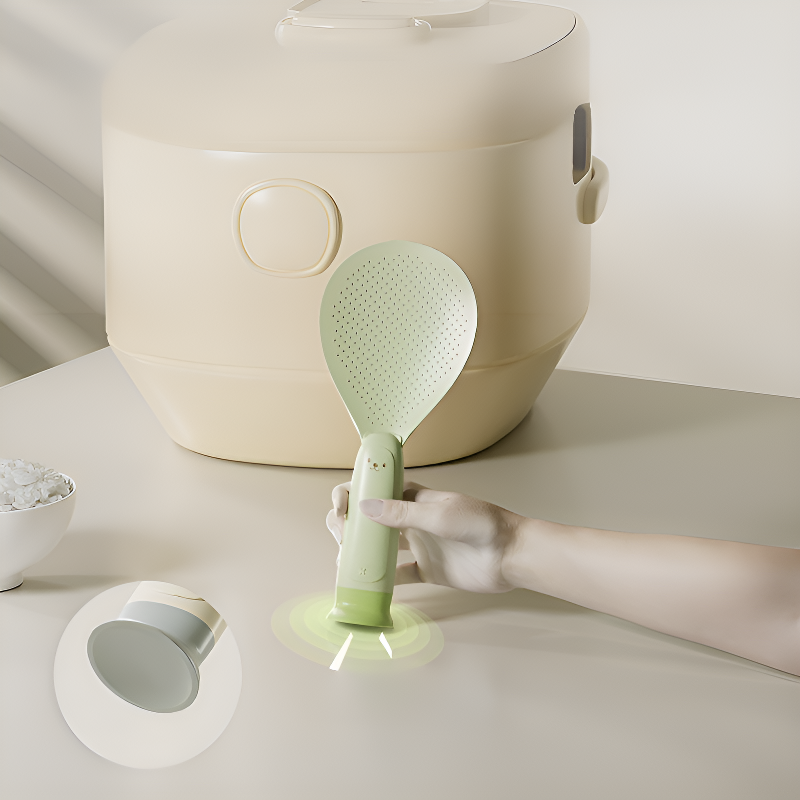 米飯好幫手 立式小熊耐高溫勺