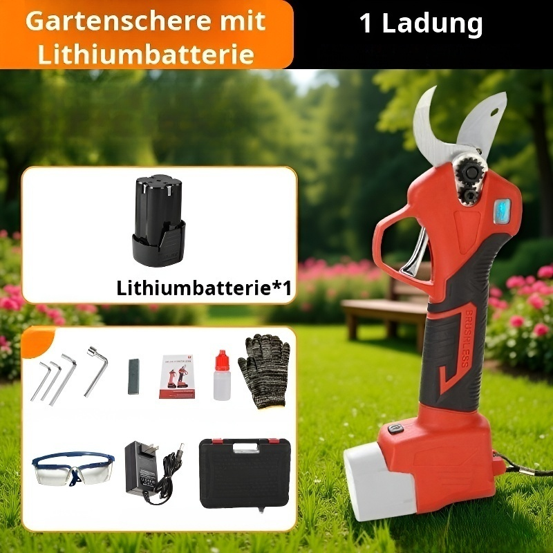Handgehaltene tragbare Lithium-Akku-Astschere