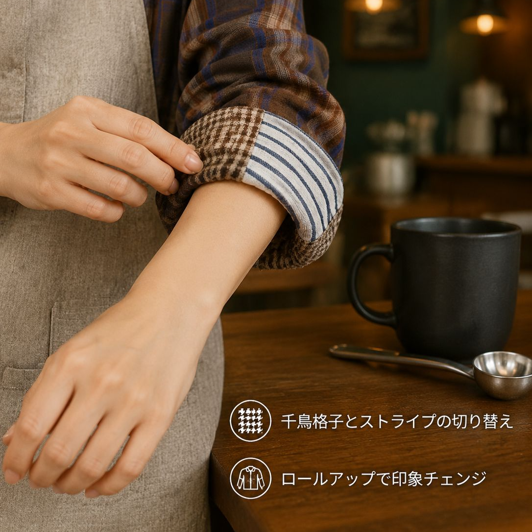 レトロで合わせやすいカジュアルシャツ