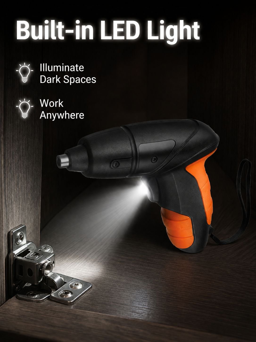 High-Quality Electric Drill, Night Work, Ergonomic Design