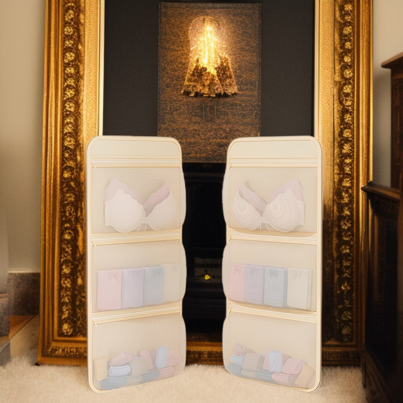 기숙사 옷장 속옷 걸이 가방 걸이 그물 가방