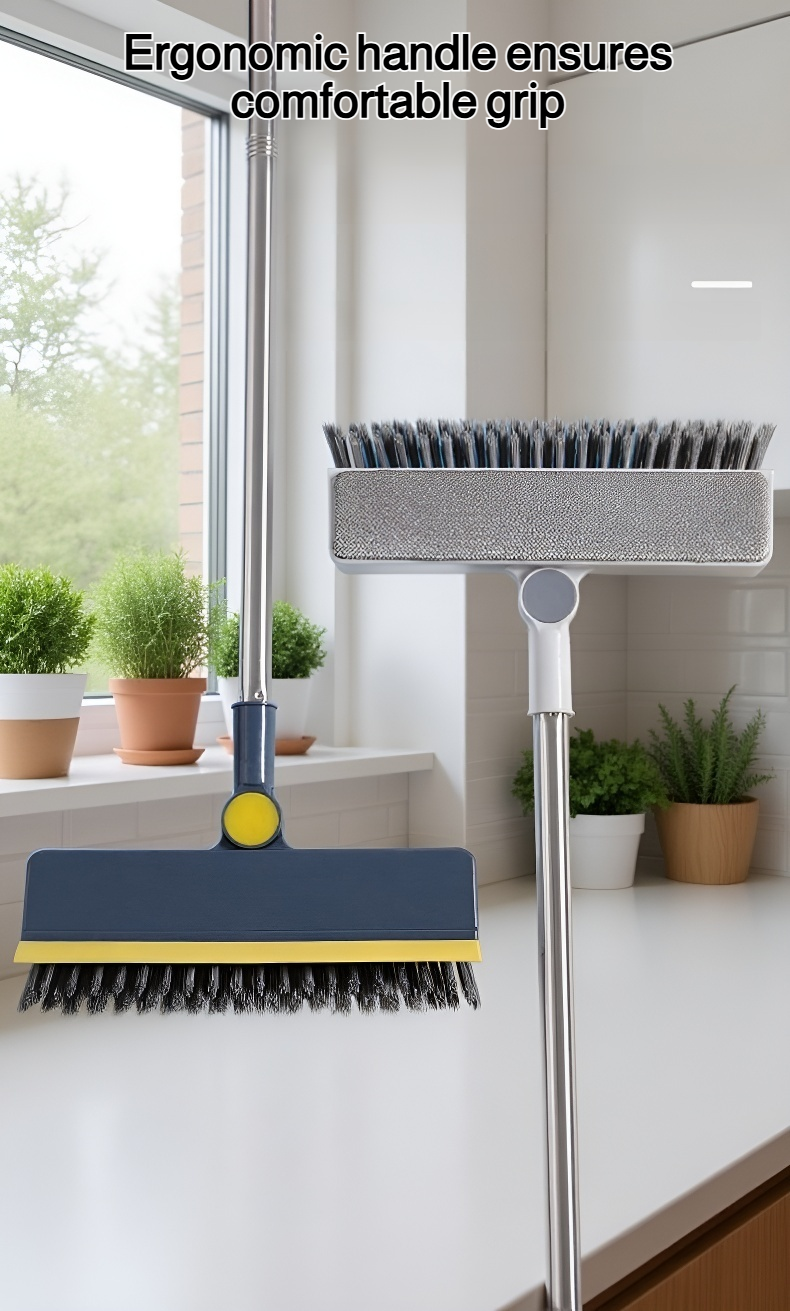 Multi-purpose screen brush for dry and wet cleaning