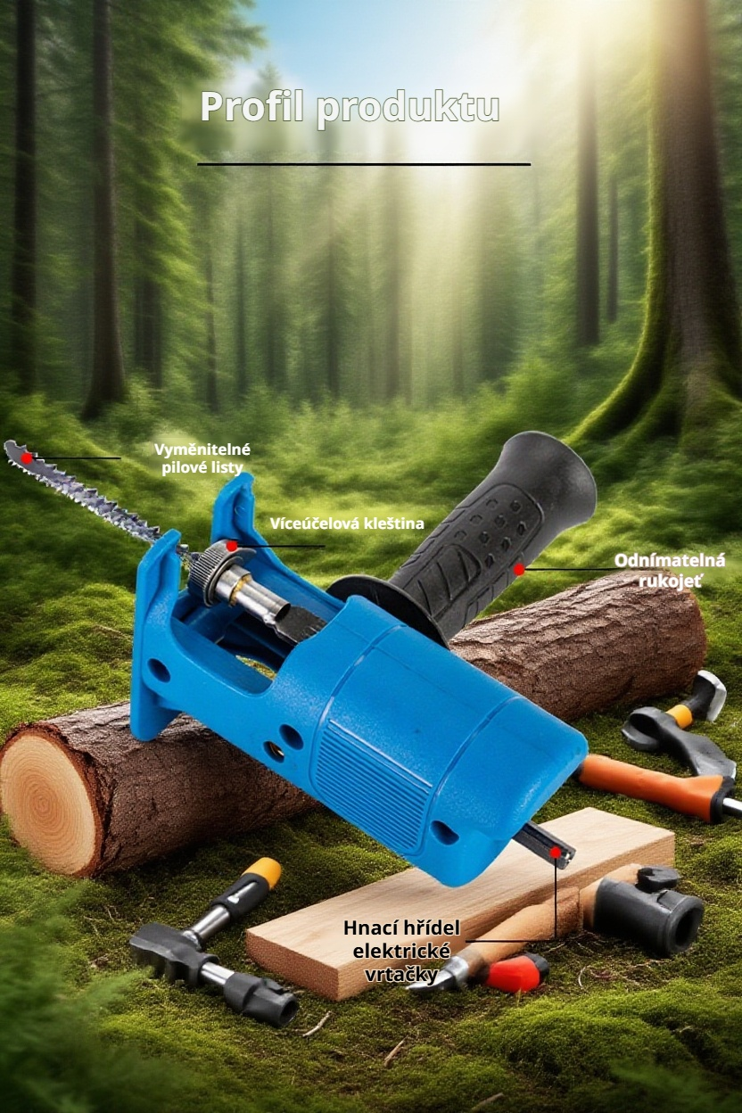 Příslušenství k elektrické pile na dřevo