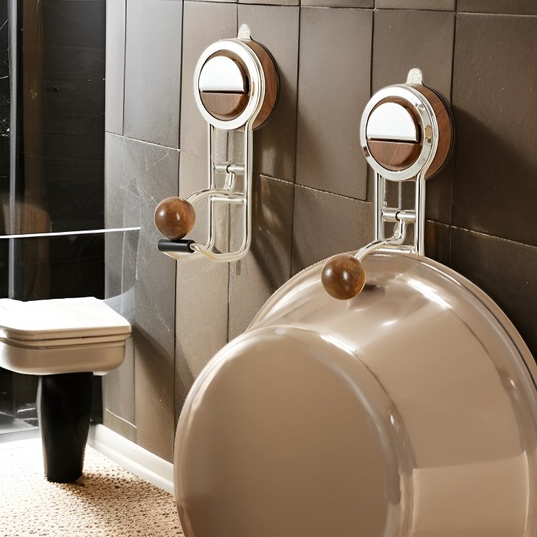 Estante colgante de estilo vintage para baño, organizador de lavabos