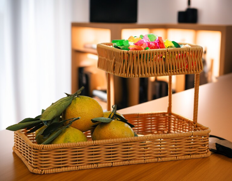 공간 절약에 효과적인 데스크탑 랙