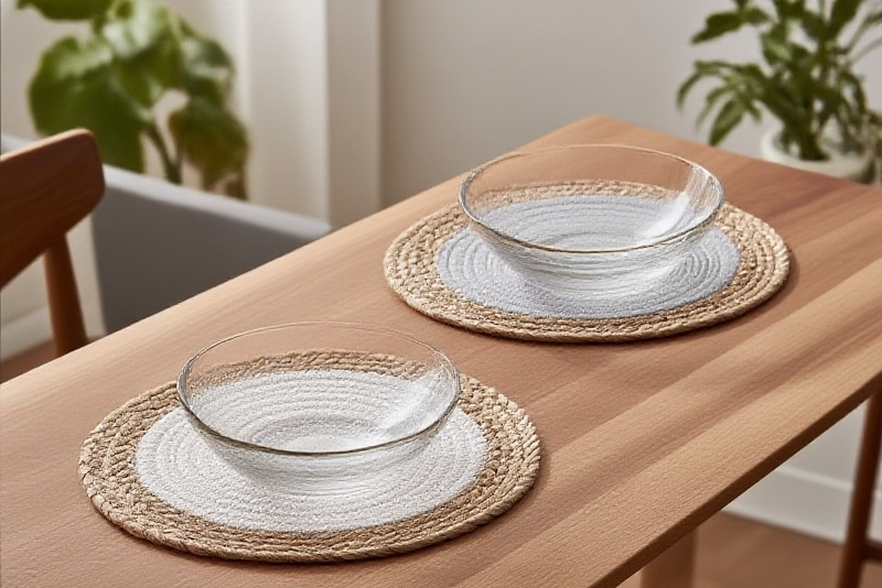 천연 목화 끈 단열 쿠션 접합식 제품 전체 모습