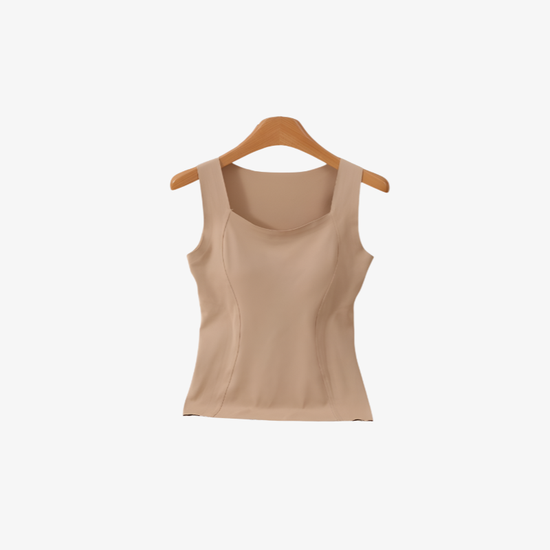 brelira-胸パッド付きシームレス加熱インナーウォームベスト