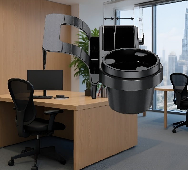 휴대폰 및 소지품을 넣은 자동차 보관함