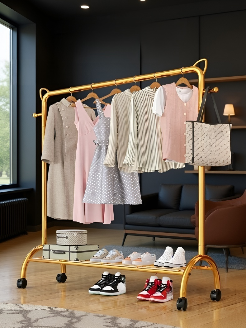 침실 베란다 빨래 건조대 경미 방수 내외장 행거 의류 건조대 수납 선반