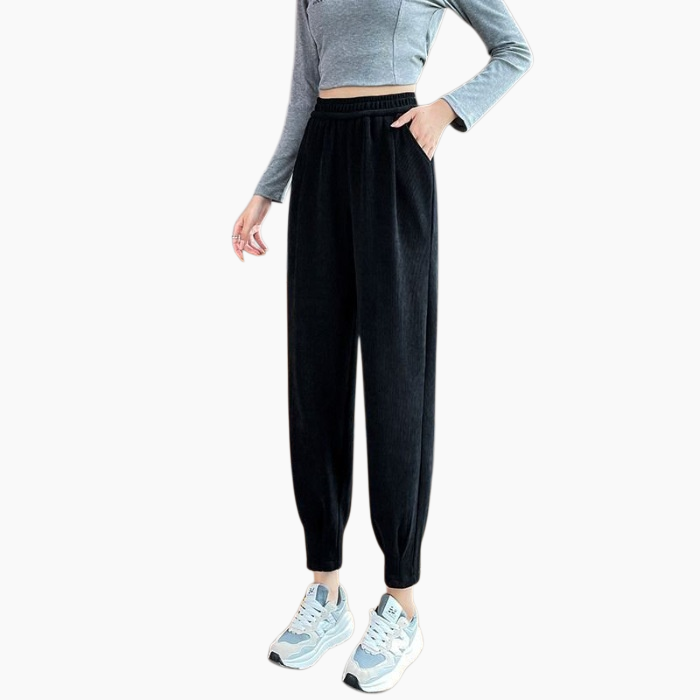 ハーレンパンツ レディース カブルース 薄手 ドローストリング カジュアルパンツ